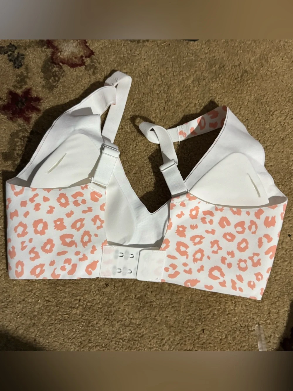 Bloom Wireless Bra Comfort & Lift for Women Pink Cheetah print Size Medium